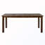 Table de salle à manger rectangulaire en bois pour l'extérieur
