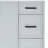 ARIEL Kelly 61 Single Sink Bathroom Vanity with Italian Carrara Marble Top-99405146