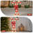 Christmas Candy Canes Tinsel Yard Light Decorations