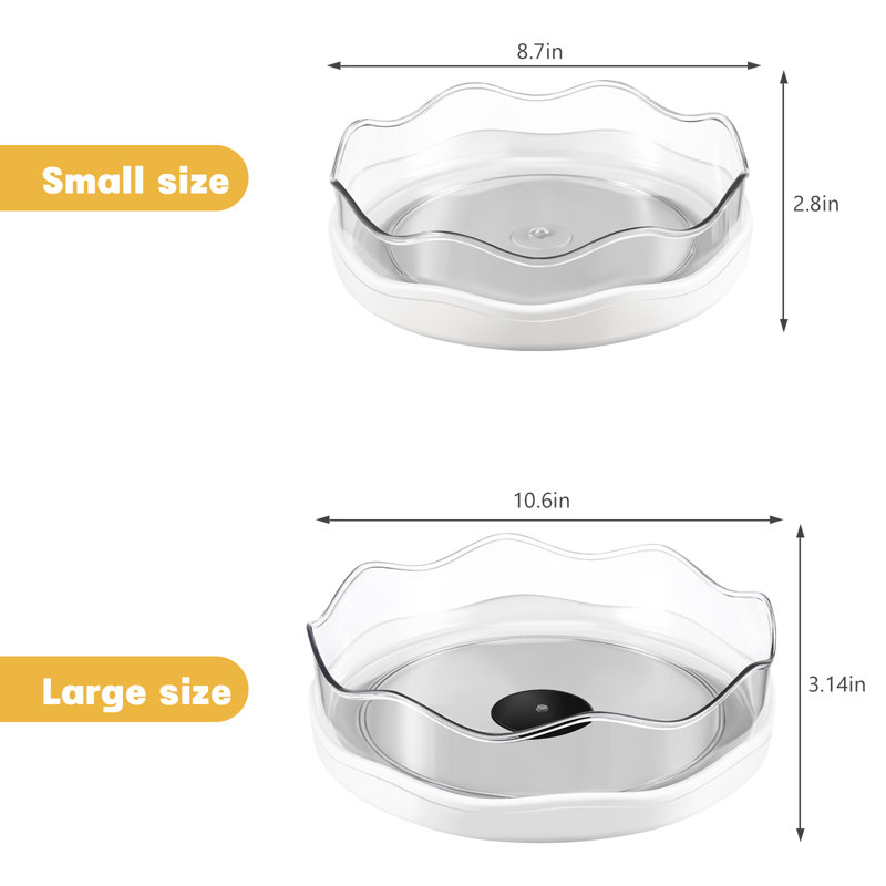 Ebern Designs Miori Plastic Lazy Susan
