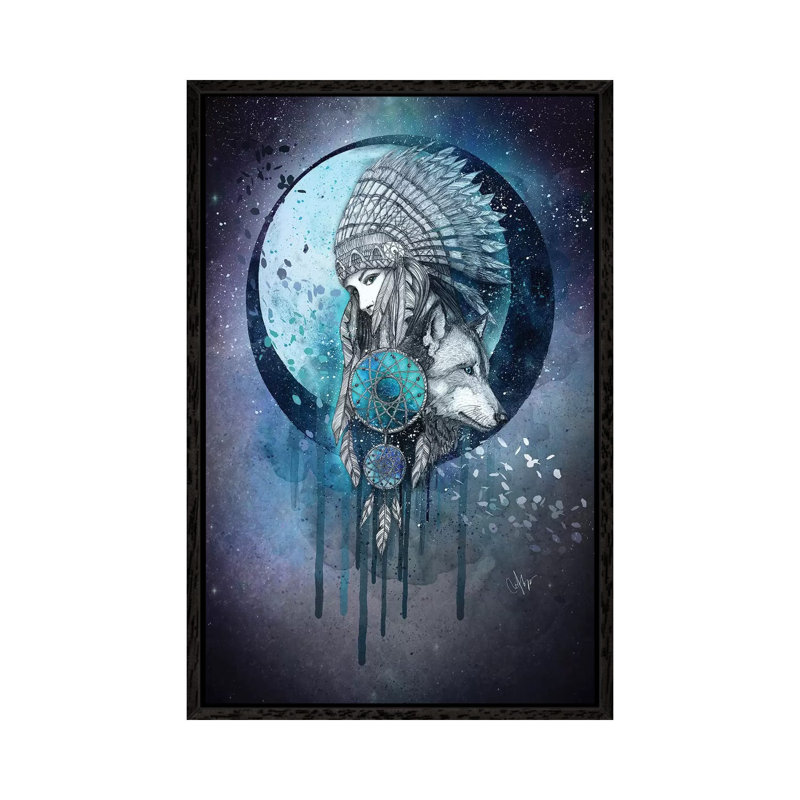 Dream Catcher by Marine Loup - Gallery-Wrapped Canvas Giclée on Canvas, 66.04 cm H x 45.72 cm W, Black Floater Frame