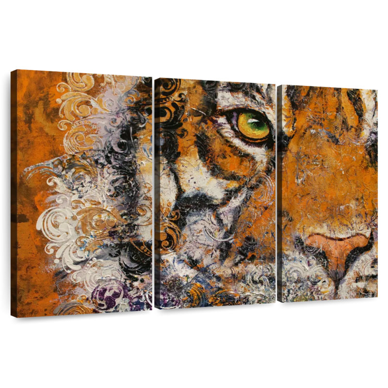 Royal Tiger Eye, 36" H x 57" W