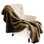 Jeté en fausse fourrure Luxury Luxury Grizzly Bear