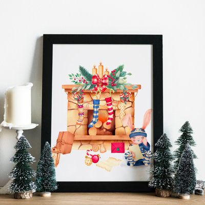 Decorative Framed MDF Painting