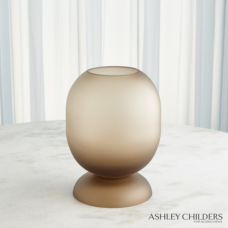 Ashton Vase-Topaz-Tall, 14.25" H x 10.75" W x 10.75" D
