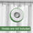 8G PEVA Solid Color Single Waterproof Shower Curtain Liner-112599217-112599212