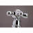 Kingston Brass Restoration Two-Handle 4-Hole Deck Mount Bridge Kitchen Faucet with Brass Side Sprayer-35598763