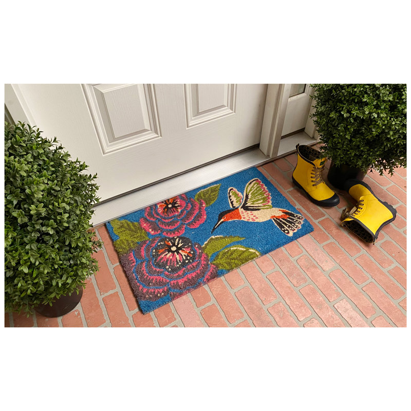 Gaetan Non-Slip Outdoor Doormat, 1'5" x 2'5"