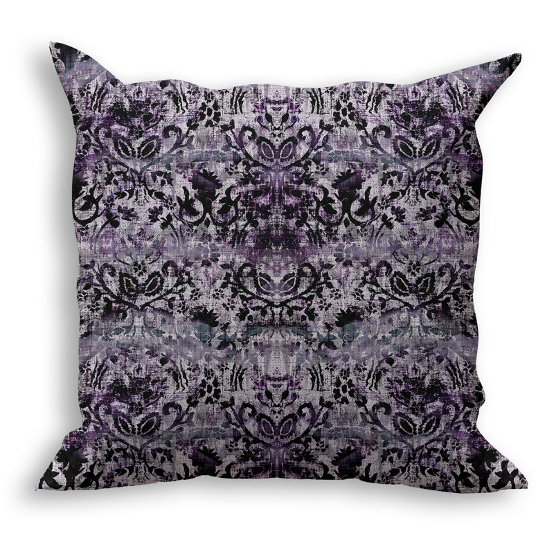 Abstract Outdoor Reversible Throw Pillow, 16" x 16"