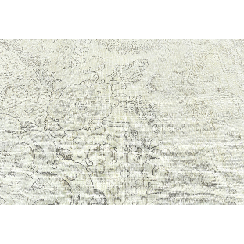 Cream Traditional 9X12 Oriental Area Rug