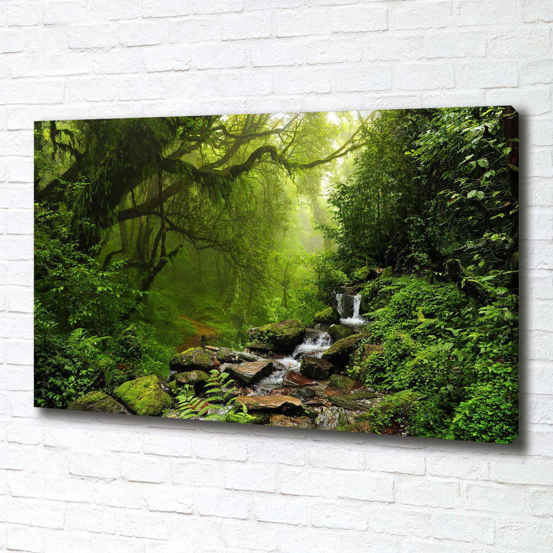 Dschungel in Nepal - Kunstdrucke auf Leinwand - Wrapped Canvas