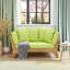 Lit de jour extensible en bois d'acacia Teak-977426351