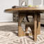 Table basse ronde en bois massif de 35 po Meranda Arcadia