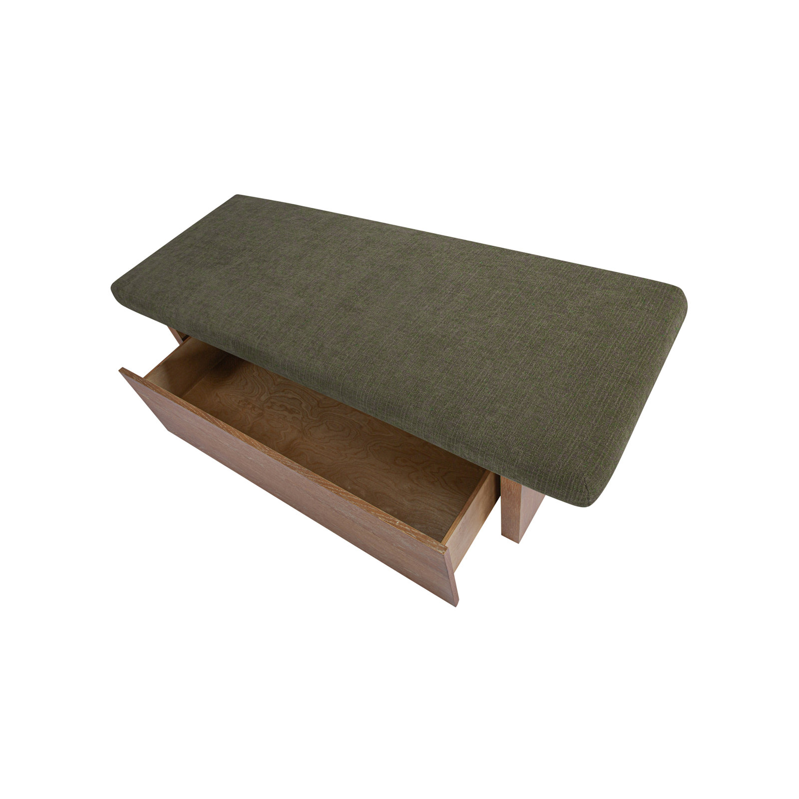 Storage Bench, Dark Green