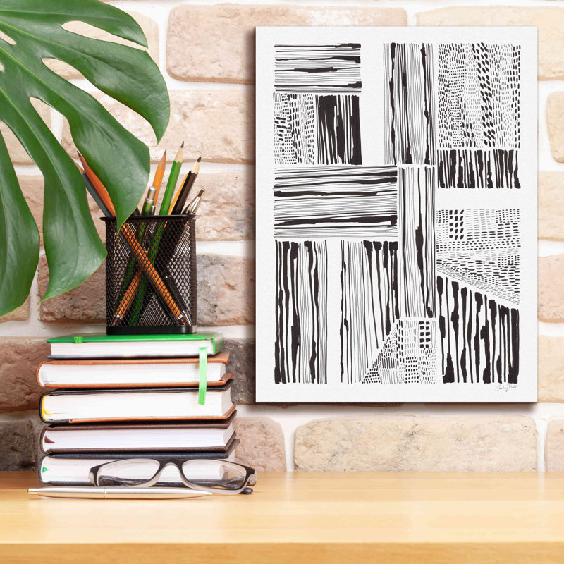 «Elphege Lined Up I on Canvas» par Courtney Prahl, reproduction, H 16 po x l 12 po x P 0,75 po