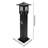 Standing Cigarette Butt Disposal Ashtray Cigarette Bin Lockable Cigarette Butt Disposal With Inner Bucket-118021556