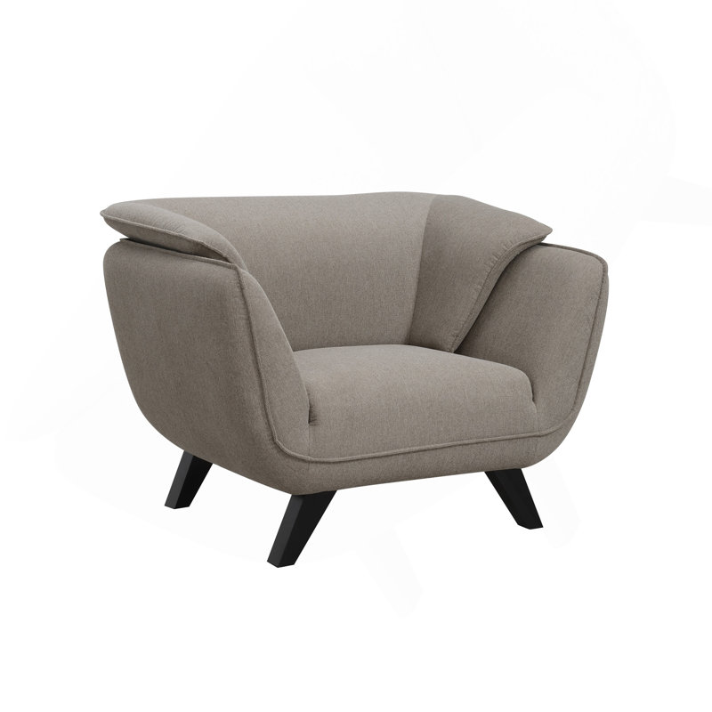 Brown Linen Chair, Brown Linen Blend