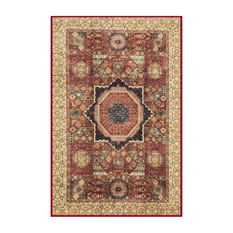 Abstract Indoor Rug, Rectangle 7' x 10'