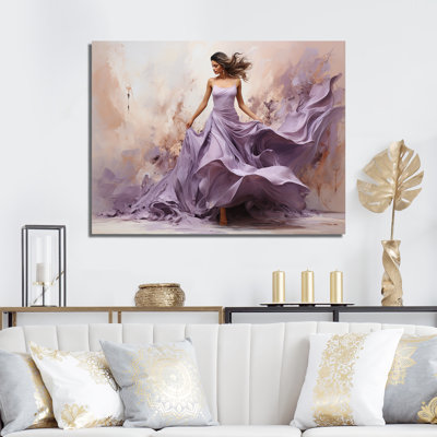 Danse de ballet en lilas II