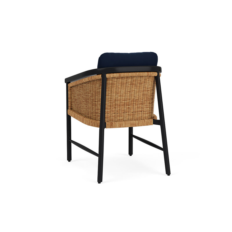 Galloway Outdoor Dining Armchair, Decorline Navy