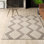 Debron Hand Tufted Wool Geometric Rug