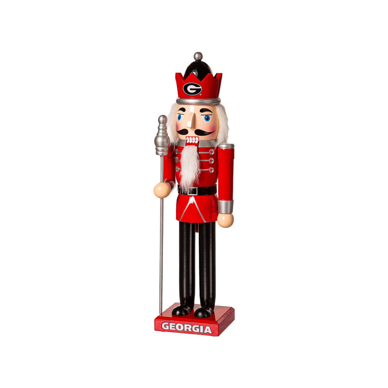 NCAA 12" Wooden Tabletop Nutcracker , NCAA Baylor