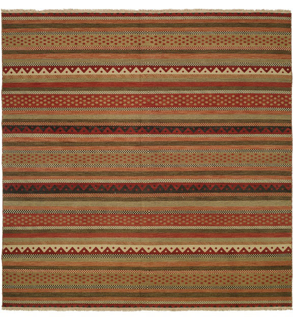 Wool Area Rug, Square 10'