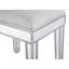 Cain Mirrored Upholstered Vanity Stool
