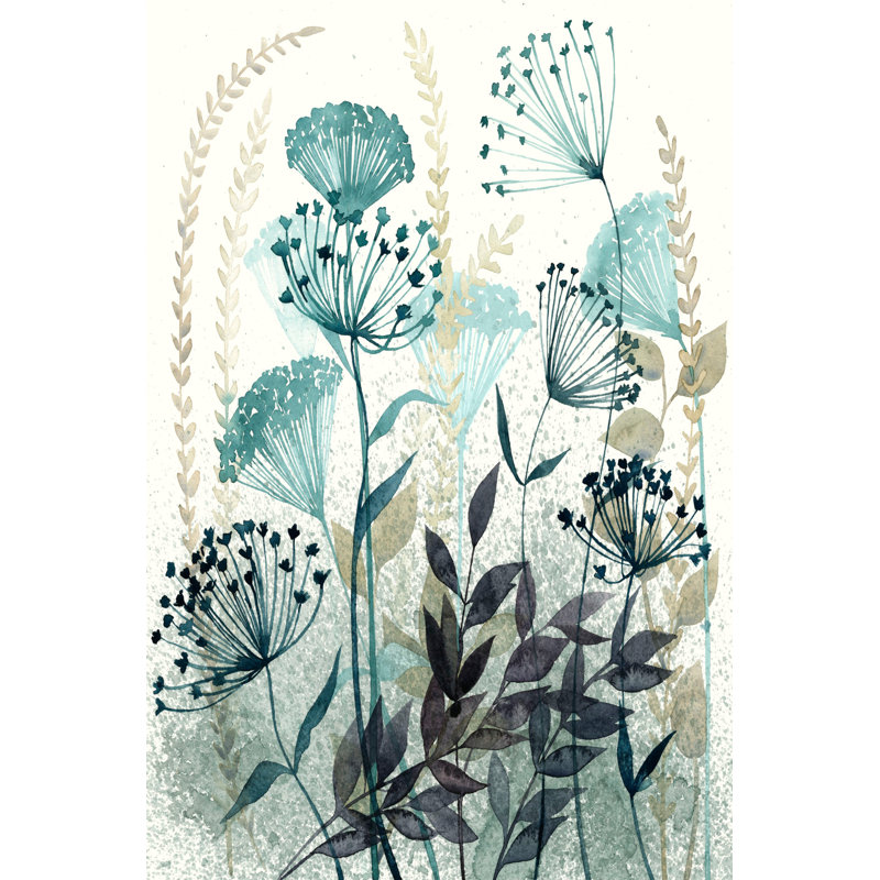 « alévaséed floral i », reproduction d’art sur toile tendue, H 18 po x l 12 po x P 1,5 po