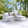 Conchita Polyethylene Wicker 3 - Person Seating Group with Cushions