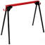Saw Sawes 2 Pack, cheval de travail pliant portatif avec pieds à ouverture rapide, chevalet en acier robuste pour garage, atelier, entièrement assemblé