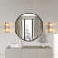 Applique murale 14 po à DEL à intensité variable en nickel poli avec abat-jour albâtre-25014922-25014918