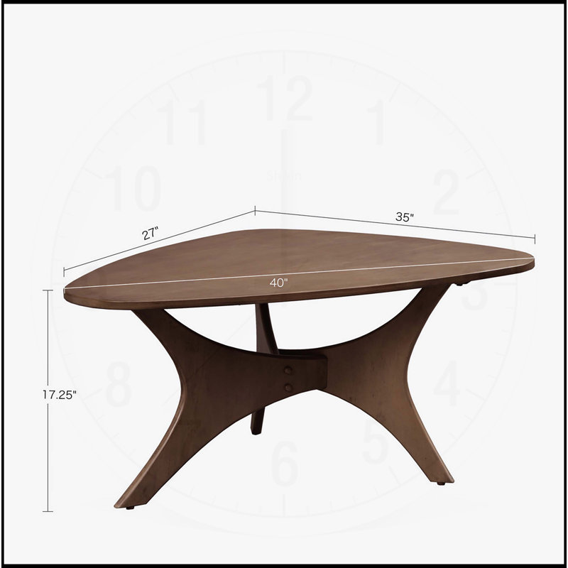 Table basse Triangle, Brun