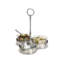 Crudite 3 Piece Condiment Server Set