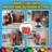Great Northern Popcorn Gumball Machine - Triple Candy Machine Dispenser for Gumballs, Capsules, and Candy - Vending Machines for Business (Red)
