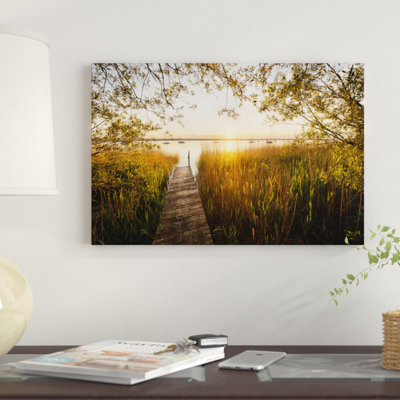 « golden view », reproduction de photo sur toile