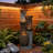 Friedrika Hand Crafted Weather Resistant Floor Fountain with Light