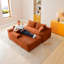 Canapé modulaire Boneless de 105 po, canapé modulaire Cloud avec assise profonde, canapé modulaire moderne en L avec méridienne