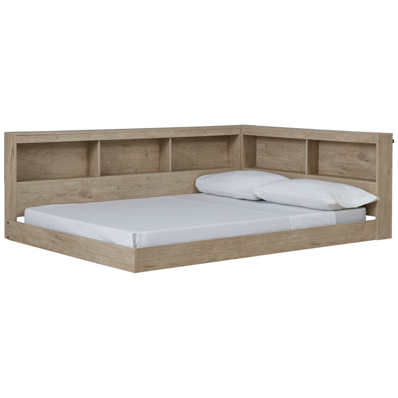 Karnova Platform Bed with Bookcase | Stylish & Functional