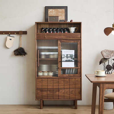 Modern minimalist living room display cabinet