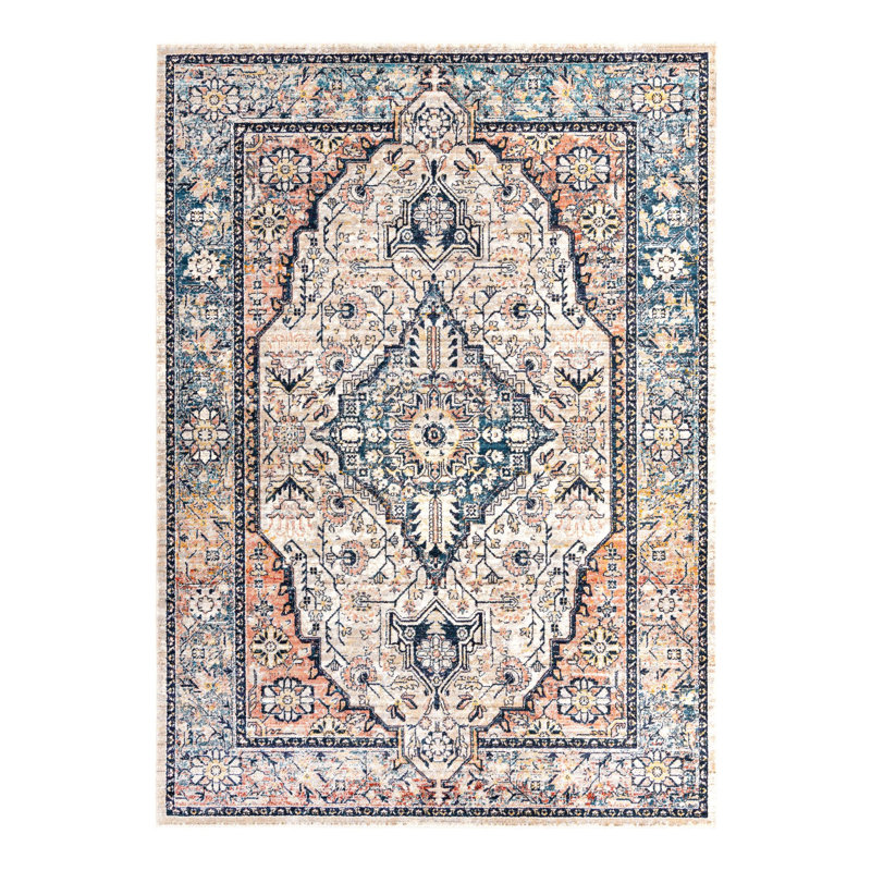 Gause Oriental Indoor Rug, Rectangle 7' x 10'2"