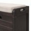 Banc de rangement avec panier amovible et 2 tiroirs-821776207