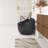 1-Piece 1.28 GPF Single Flush Egg Shape Toilet in Glossy Black-122554714