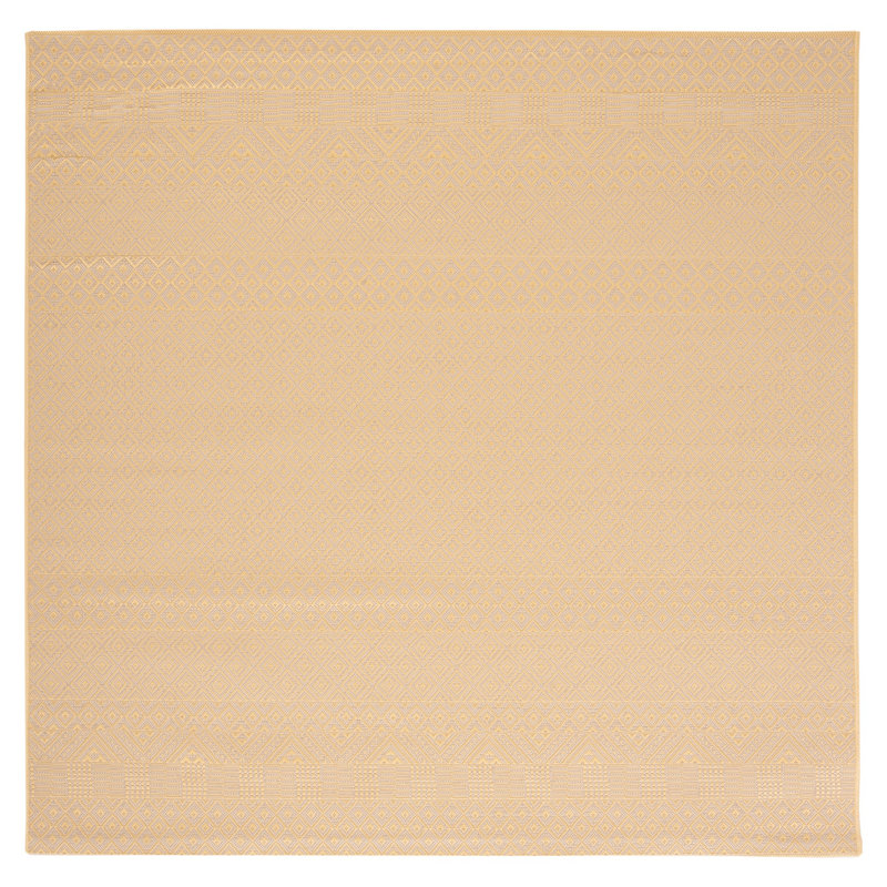 Navas Performance Solid Color Indoor/Outdoor Area Rug, Square 6'7"
