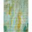 Tapis turquoise tissé à la machine Rizer-1213342854