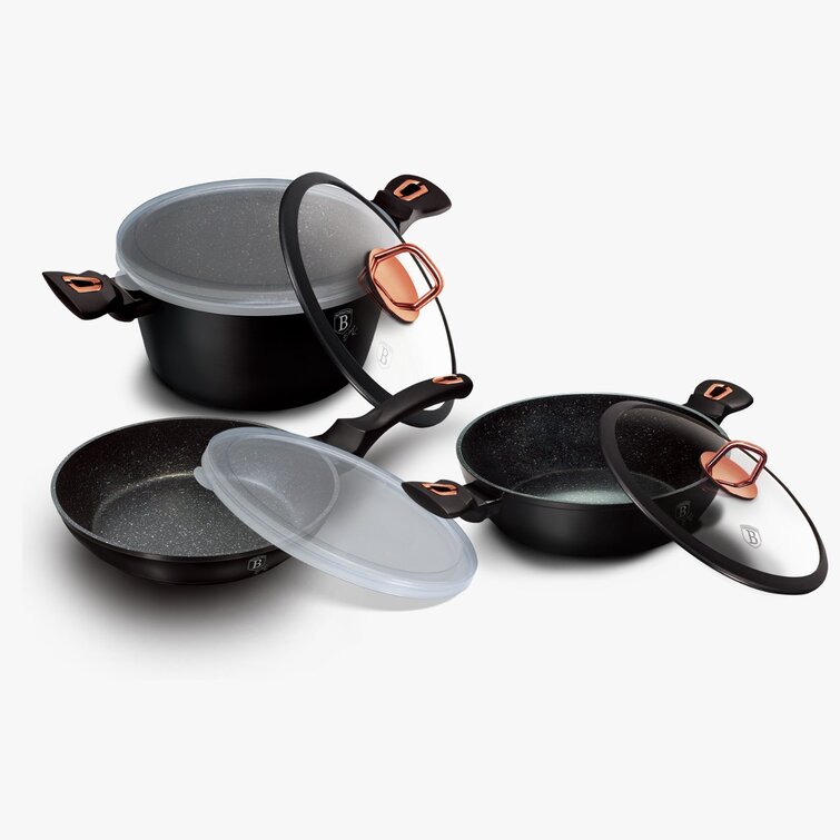 17-Piece Kitchen Cookware Set // Rose Gold - Berlinger Haus - Touch of  Modern