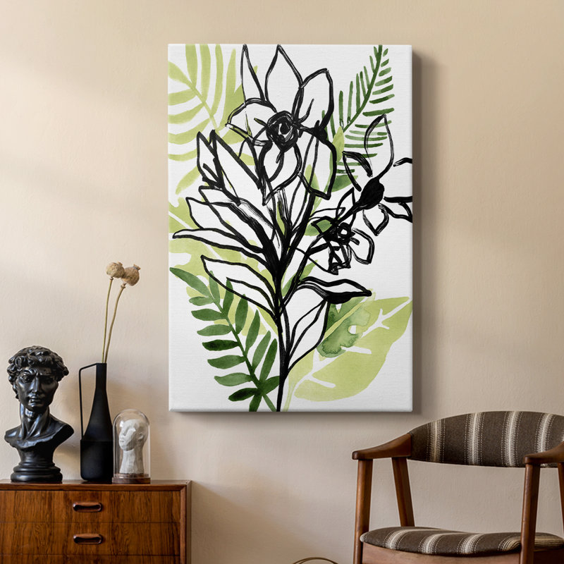 Carnet de croquis tropical II - galerie Cavas personnalisée, H 36 po x l 24 po