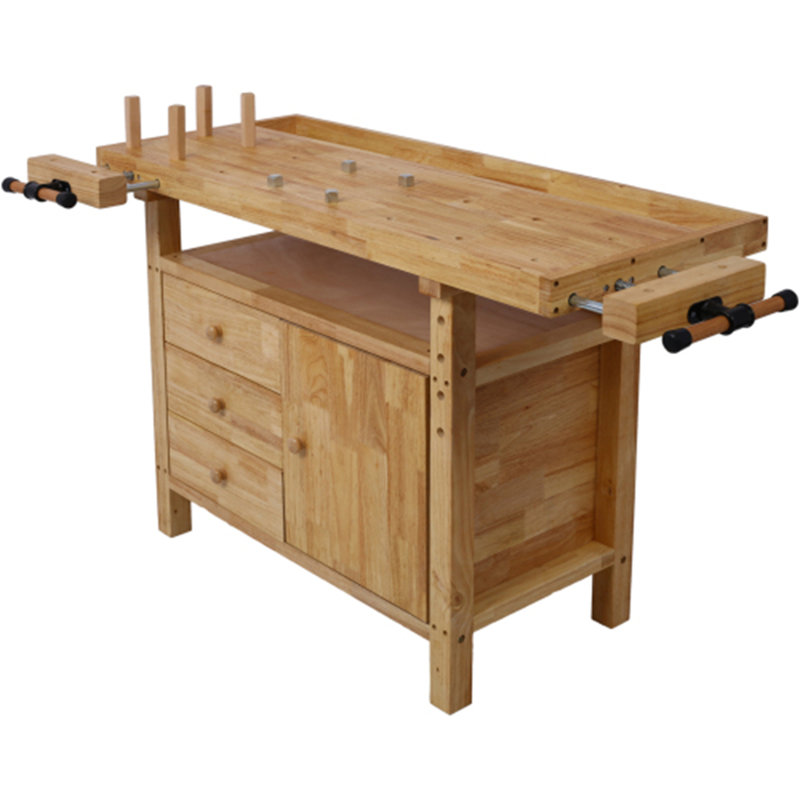 Établi en bois pour atelier et maison