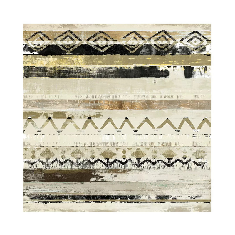 African Patchwork I by Tom Reeves - Wrapped Canvas Painting, 93.98 cm H x 93.98 cm W x 3.175 cm D