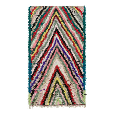 One-of-a-Kind 3’3”x6’2” Hand Knotted Area Rug